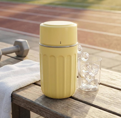 FrostDrop™ 🧊| El vaso portátil que libera hielo con un solo toque